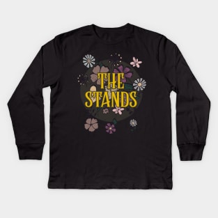 Aesthetic Stands Proud Name Flowers Retro Styles Kids Long Sleeve T-Shirt